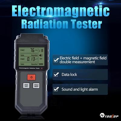 TOOLTOP Professional Nuclear Detector: Get Accurate EMF Readings For Home & Office Inspections!