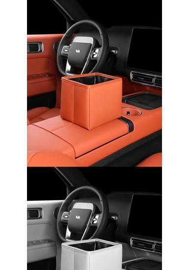 Dedicated Car Trash Can - Interior Upgrade Accessory with Black Technology for Essential Car Supplies