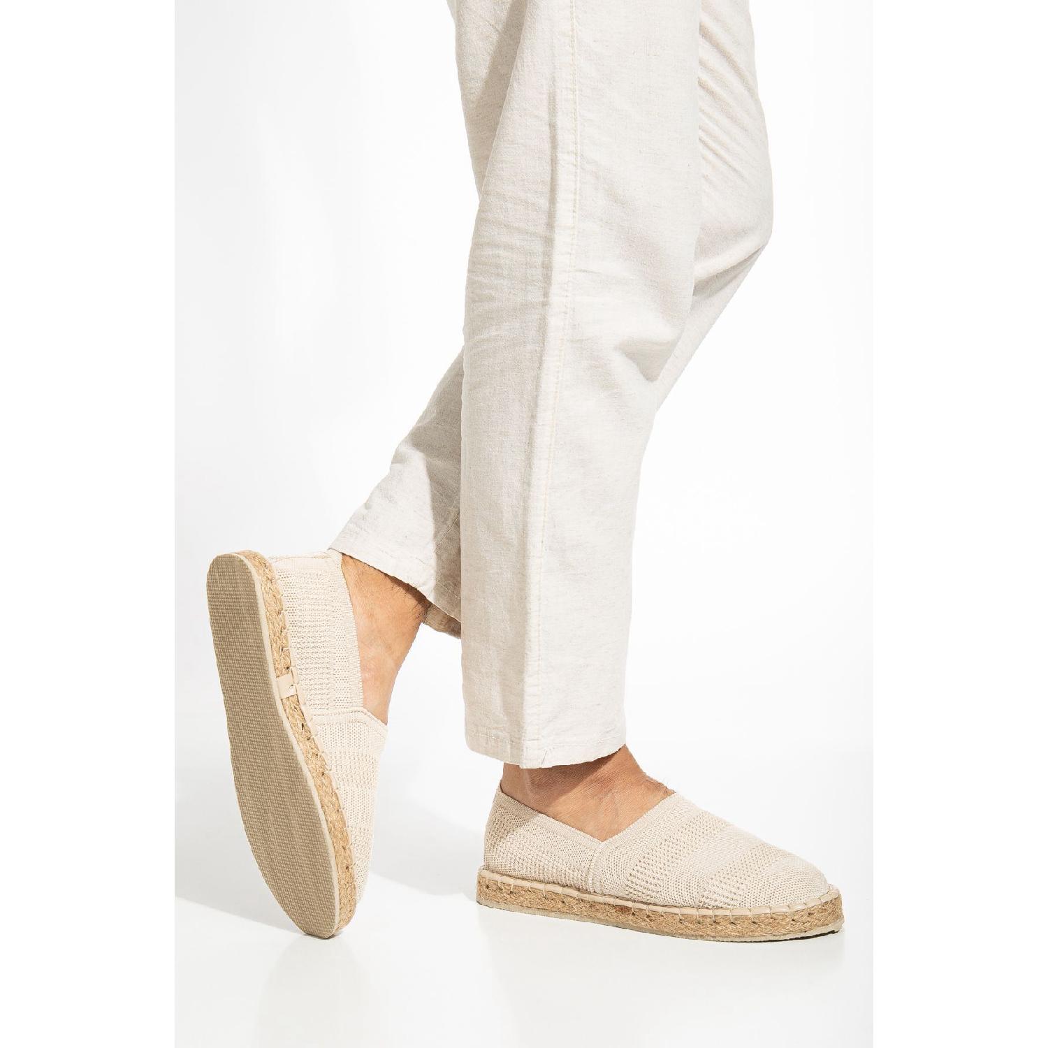 

Unisex Knitwear Espadrille Casual Shoes 36 білий