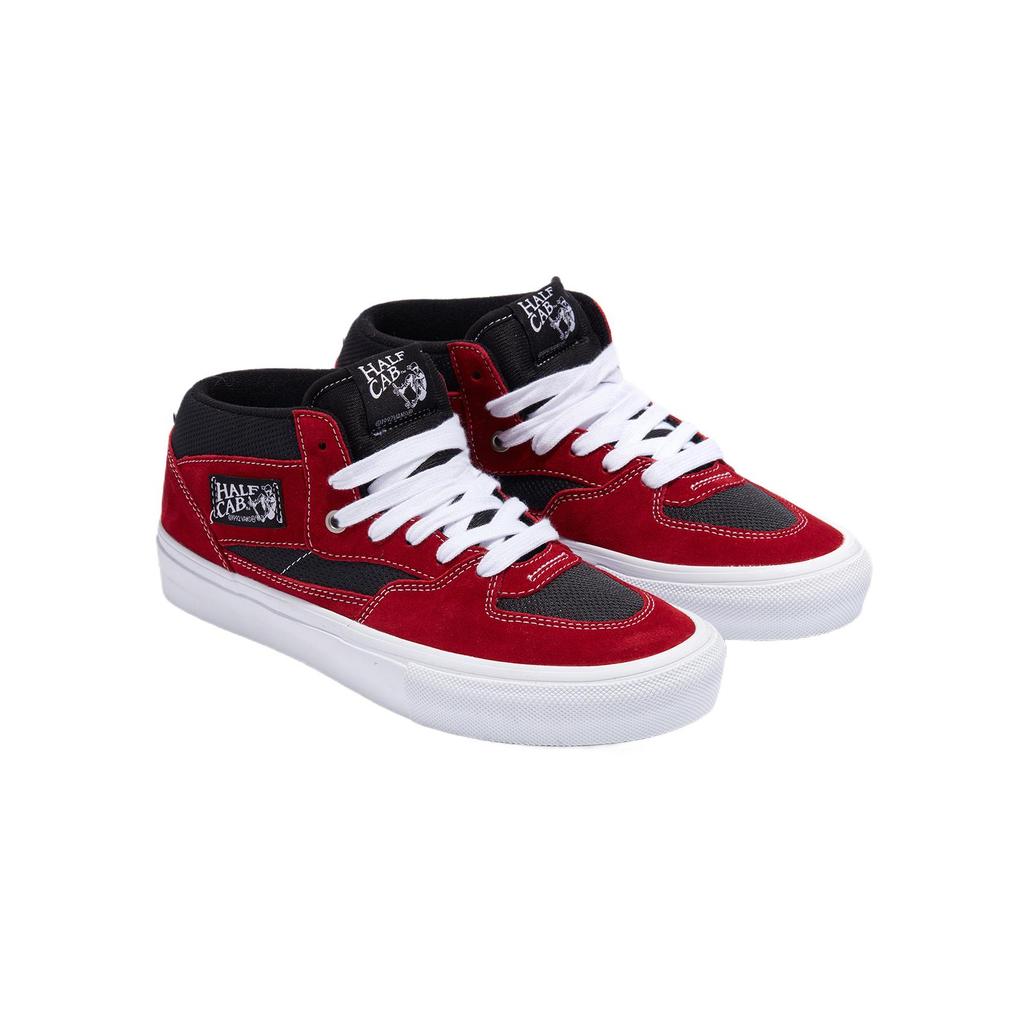 Vans Skate Classics Fashion Comfortable Casual Classic Durable Mid-Top Skate Shoes Unisex Sneaker Red Black VN0A2Z34REB
