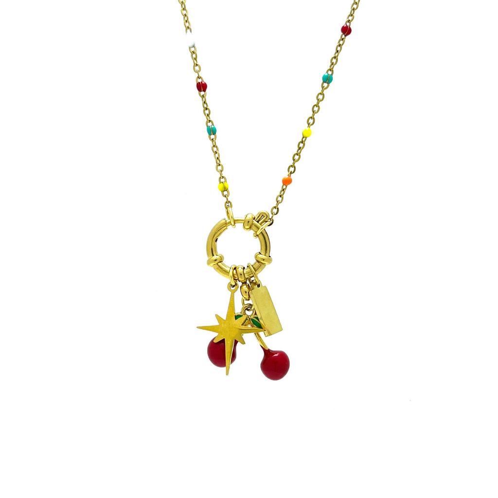 18K Gold Stainless Steel Necklace - Versatile, Non-Fading, Light Luxury for Women