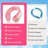 Reusable Cooling Neck Tube PCM Ice Ring Wearable Cooling Neck Wrap for Outdoor Summer Heat Relief