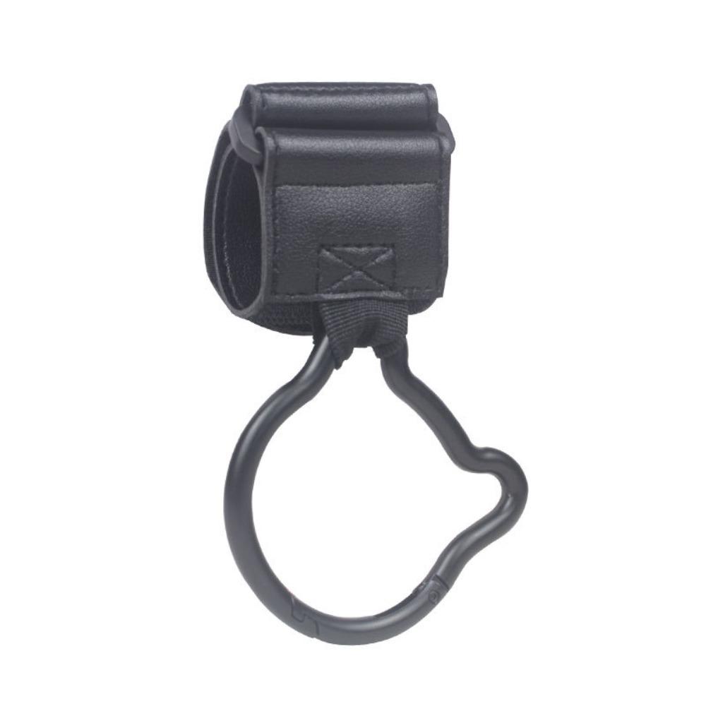 Cute Cartoon Bear Baby Stroller Hooks PU Solid Color Hanging Hook Cartoon Cart Organizer Stroller Accessories Baby