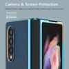 MATEPROX Compatible with Samsung Galaxy Z Fold 3 Case, Slim Thin Lightweight Protective Phone Case with Non-Slip Leather Back Cover with
