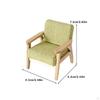 1/12 Scale Miniature Sofa Chair | Cozy, Dollhouse Armchair with Cushions, for Tabletop Displays