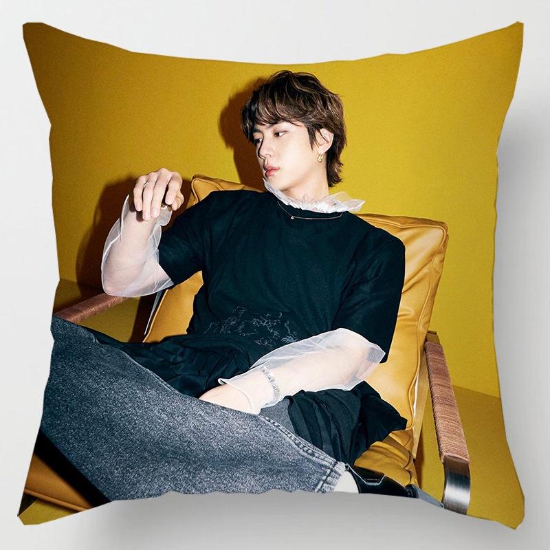 Bts Bangtan Boys Cushion Cover Decorative Soft Pillow Case Sofa Car Cover Throw