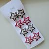 8pcs/set Leopard Print Hair Clips for Women Girls Vintage Geometric Star BB Clips Bangs Hairpins Barrettes Hair Accessories Set