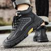 Genuine Leather Men Shoes Sneakers Waterproof Outdoor Men Boots Comfortable Men Walking Hiking Shoes