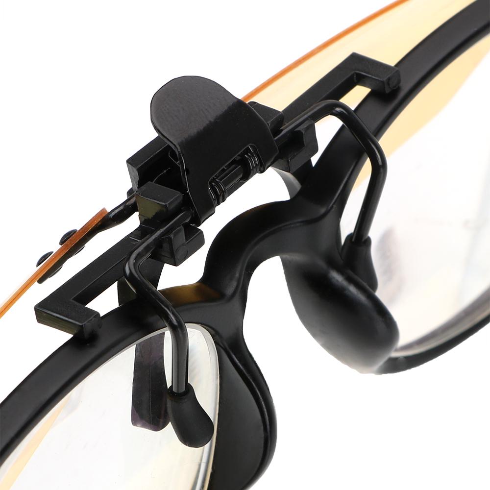 For Men Women Driving Night Vision Lens Anti-UVA UVB Clip On Sunglasses Driver Goggles Polarized Sun Glasses