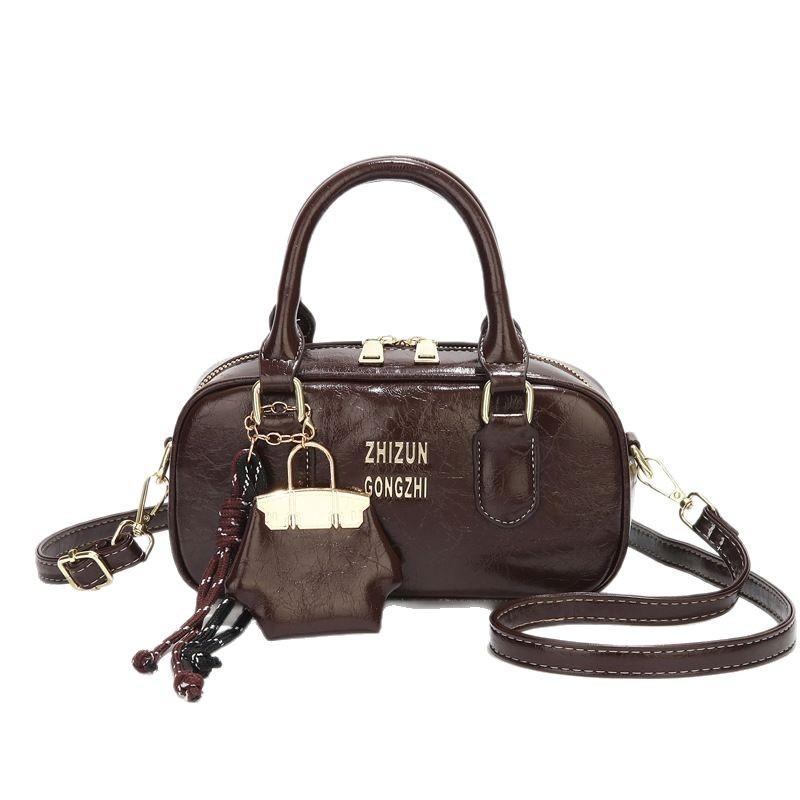 Nuevo Bolso Colgante de Moda Bolso de Mano Retro Europeo y Americano Bolso de Hombro de Alta Gama y Moda Gran Capacidad Bolso de Mujer