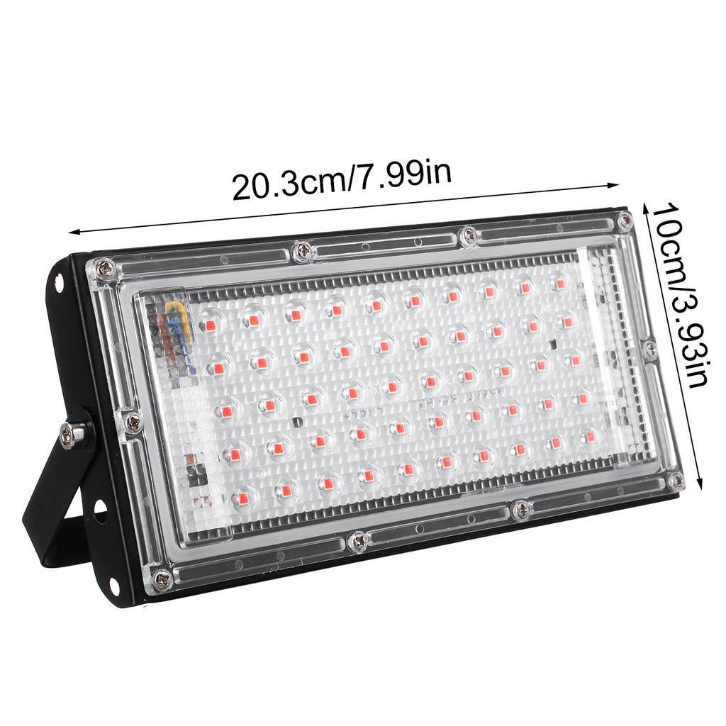 

Фитолампа 50 Вт Полный спектр для теплицы Гидропонные растения Лампа для выращивания Подставка для рассады Светодиодная лампа для выращивания S