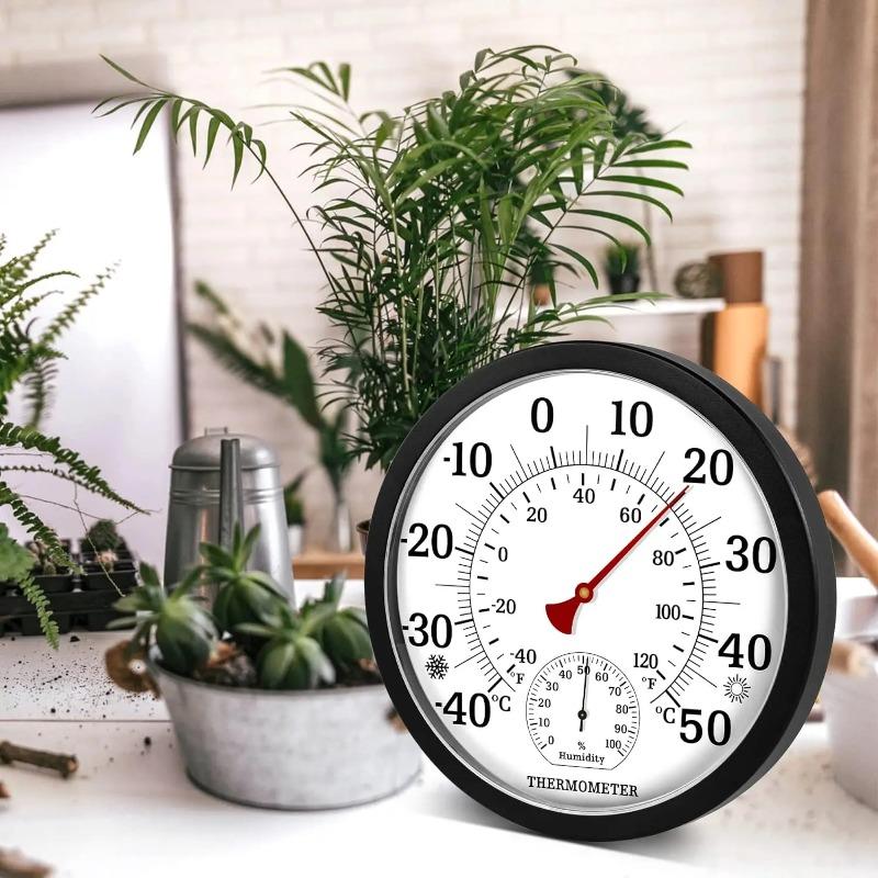 25CM Indoor Outdoor Garden Thermometer Wireless Thermometer Hygrometer Room Temperature Humidity Meter Outside Weather Station