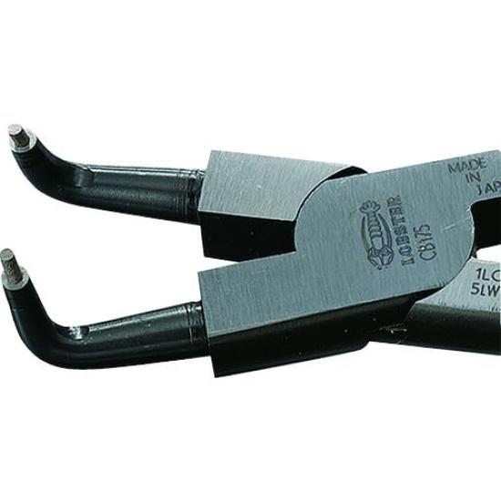 Lobtex CB175 Snap Ring Pliers with Curved Jaws (Ebi)