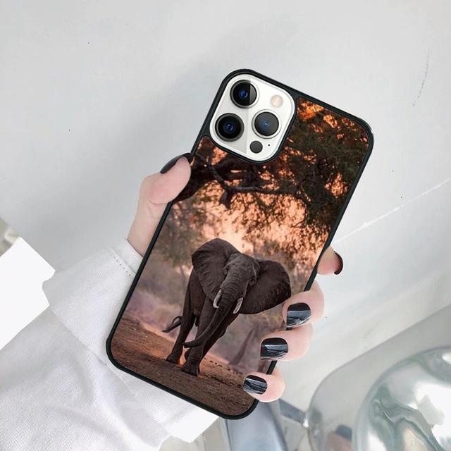 

Elephant Animal Phone Case Cover For iPhone 17 Air 15 Pro MAX 16 Plus 14 11 12 13 iPhone 12or12pro