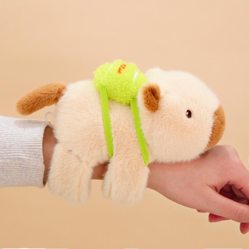 Capybara Snap Bracelet Plush Doll Wristband