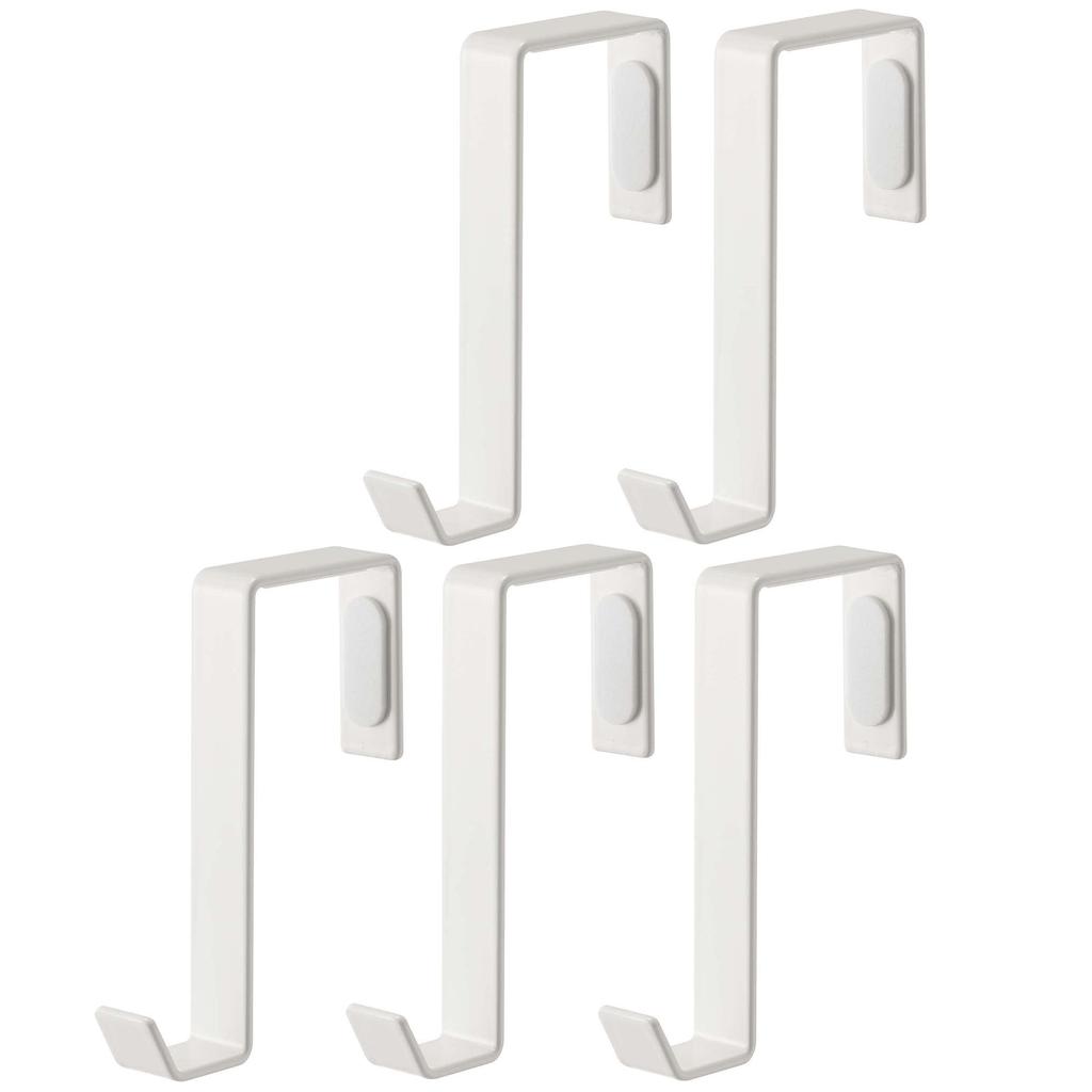 Yamazaki Jitsugyo Door Hanger Set of 5 White Approx. W1.5XD7XH9cm Smart Door Hook 4890