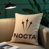 Nocta Fashion Luxury N-NoctaS-S Pillow Case Anti-dustmite Pillowcase Invisible Zipper Silky Short Plush Sofa Cushion Cover