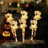 Halloween LED Plug-in Light Courtyard Outdoor Garden Decoration Party Halloween Atmosphere Props Ornaments