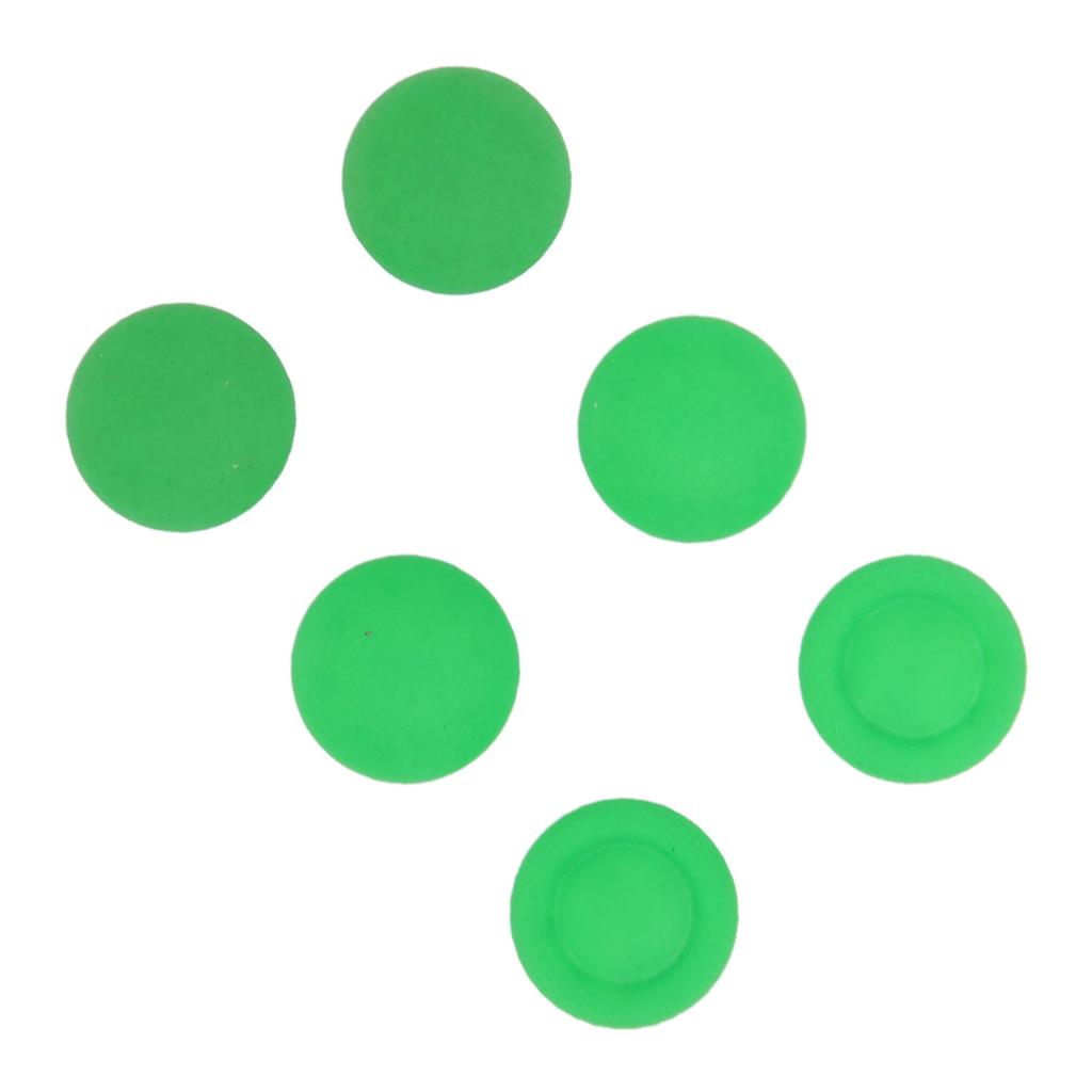 3D Joystick Button Cover 6 In 1 Prevent Slip Replacement Thumb Grips for PS5 Elite Controller Green