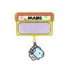 Solomon Shoji BT21 minini Acryl Namens Pin-Abzeichen (mit Alphabet-Aufklebern) (MANG) ACRYL NAMENSANSTECKER Namensschild