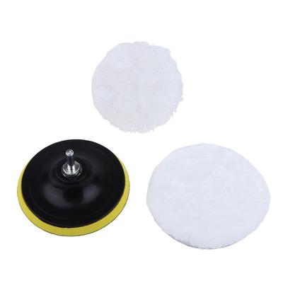 5/7Pcs 3/4/5/6/7 Inches Soft And Reusable Polishing Pads Car Buffing Wool Wheel Mop Kits For Car Polisher Drill Accessories