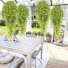 Plastic Artificial Plants Vine Artificial Flowers Handmade Hanging Leaves Vines Lifelike Faux Trailing Plant Home Decor