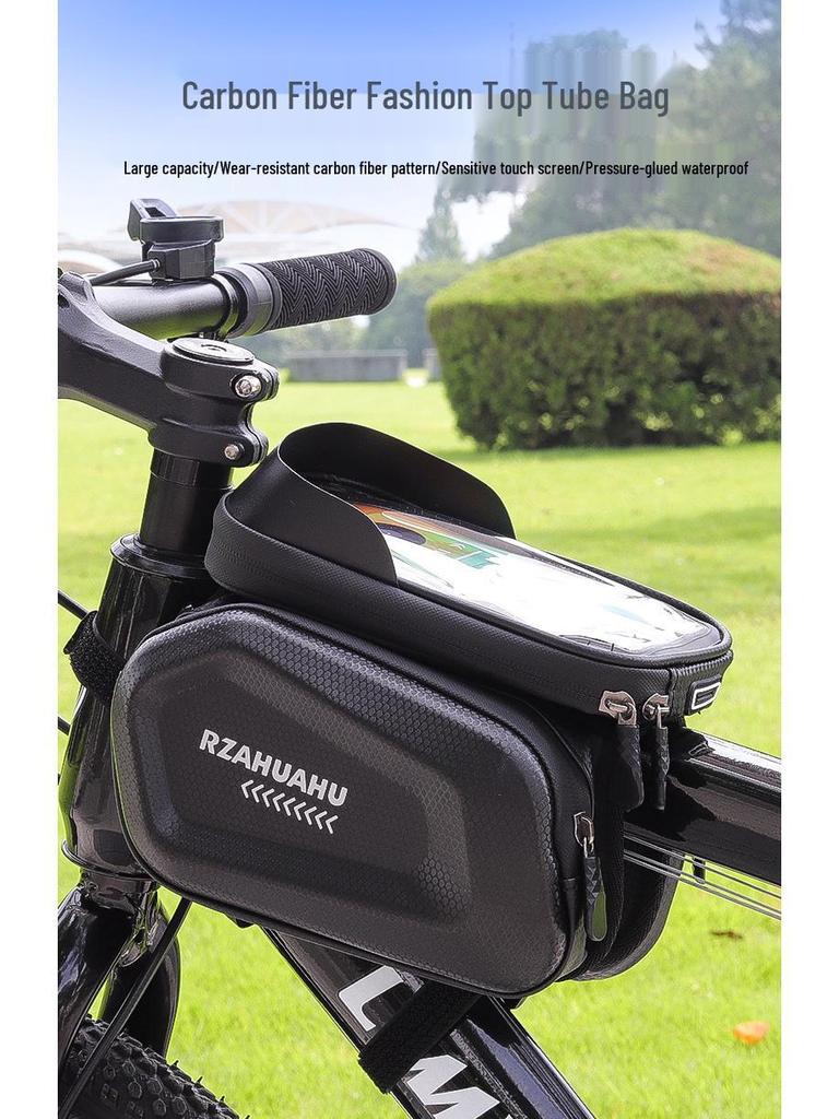 Waterproof Bicycle Handlebar & Saddle Bag with Phone Holder