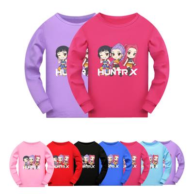 5015 Kids Girls Rumi Zoey Mira Super Star Print Long Sleeves T-Shirt