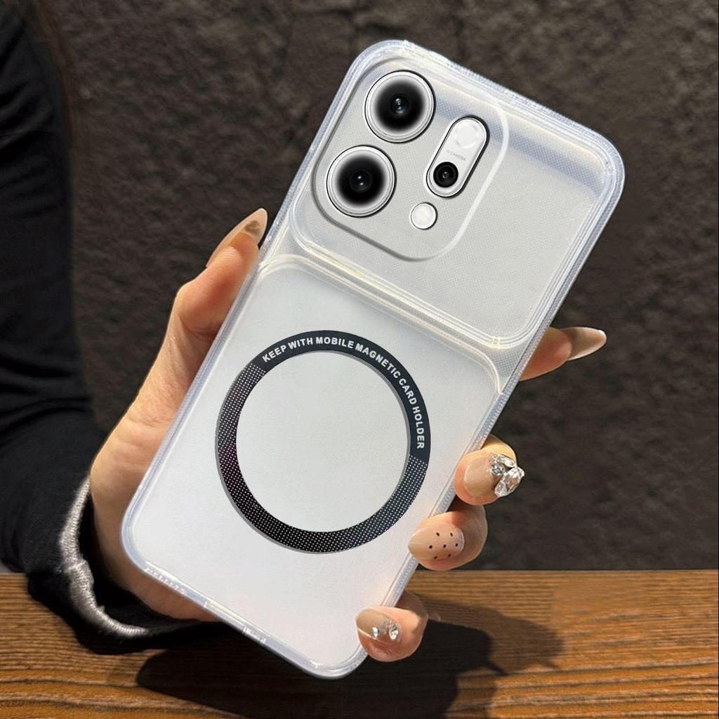 Metallic Finish Magnetic TPU Phone Case for OPPO Reno14 Pro 5G,Reno14 5G Shockproof Matte Soft Cover