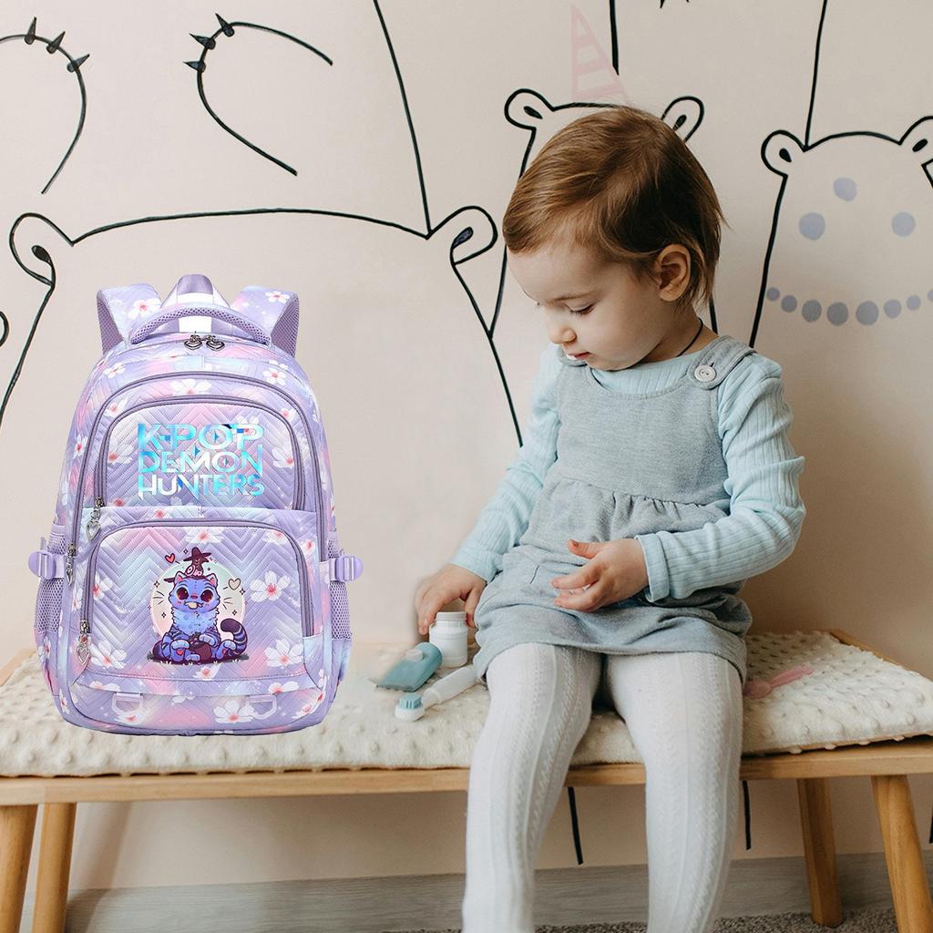 Large-capacity Backpack For Primary And Secondary School Students, Cartoon Shoulder Bag And Pencil Case For Children