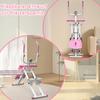 2-In-1 stair stepper and ab trainer - foldable multifunction device, full-body training device for home gym
