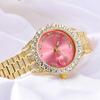 Stylish Roman Full Diamond Calendar Waterproof Luminous Women's Watch