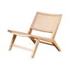 Nordic Rattan Chair Retro Balcony Net Red Single Sofa Chair Solid Wood Medieval Furniture Old Japanese Leisure Chair