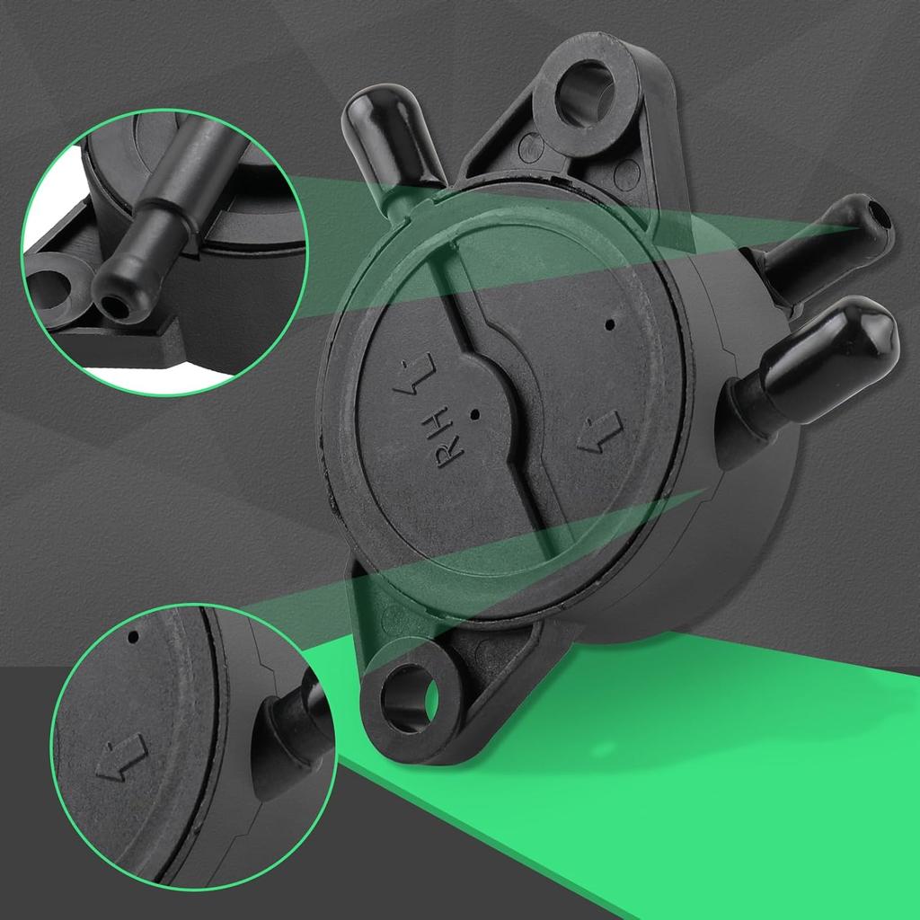 Fuel Pump For Kohler 17HP-25 HP Small Engine Lawn Mower Tractor, Gas Vacuum Fuel Pump With Fuel Filter For Honda For Yamaha For John Deere