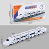 New DIY Simulation High-speed Railway Train Toy Electric Sound and Light Model Train Educational Toys Children's Christmas Gifts