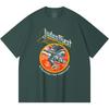230 Gsm 100% Cotton Heavy Metal T-Shirt  Rock Band Popular Music Print Unisex Heavy Cotton T Shirt