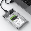 Transparent External Hard Drive Box 2.5or3 Inch HDD SSD Case Micro-b To USB3.1 4TB Drive Housing Compatible UASP SATA III Laptop