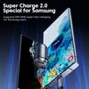 TOOCKI TQ-CC34B Car Charger Dual USB-C 45W Fast Charging Adapter with Pull Ring