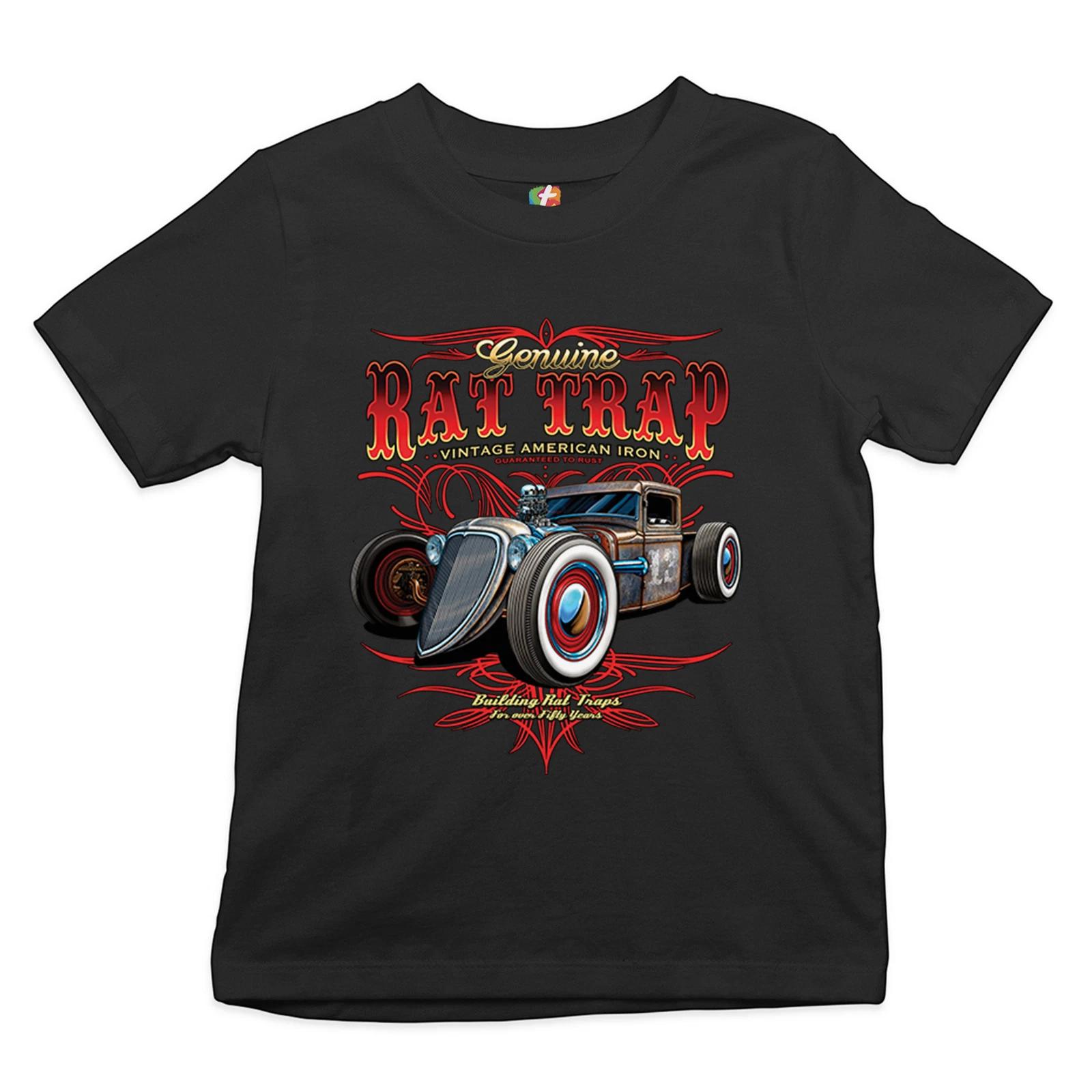 Genuine Rat Trap Youth kids boys T-Shirt Route 66 Vintage Hot Rod Old School Kids 150