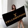 Y-Yellowstone-Dutton-Ranch Wild-Western-Rugged Beach Towel Colorful Bath Towels for Girl Microfiber Free Beach Yoga Spa Gym Pool