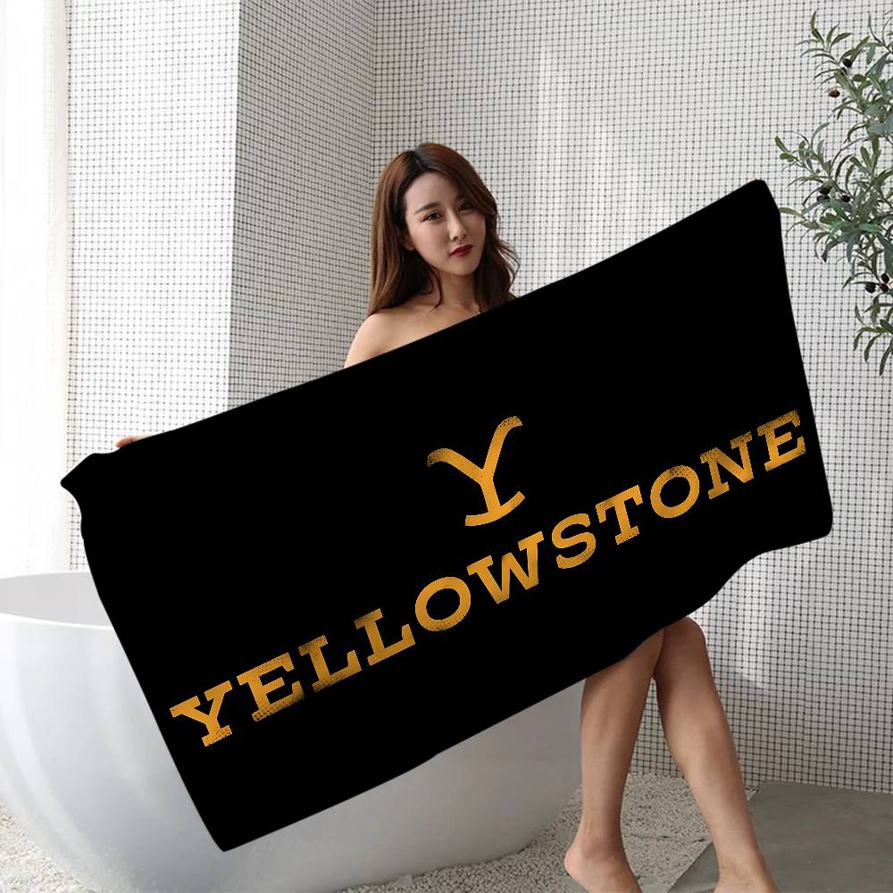 Y-Yellowstone-Dutton-Ranch Wild-Western-Rugged Beach Towel Colorful Bath Towels for Girl Microfiber Free Beach Yoga Spa Gym Pool