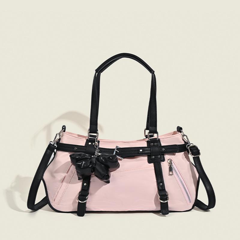 

Высококачественная женская сумка-тоут большой вместимости Sweet & Chic для фитнеса, йоги, поездок на работу и многого другого розовый