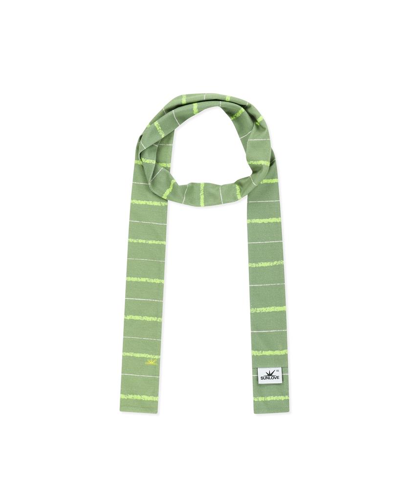 SUNLOVETOUR Pattern Scarf Light Olive