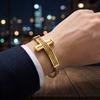 Bracciale da uomo a croce Acciaio Inossidabile 304 Gioielli con ciondolo