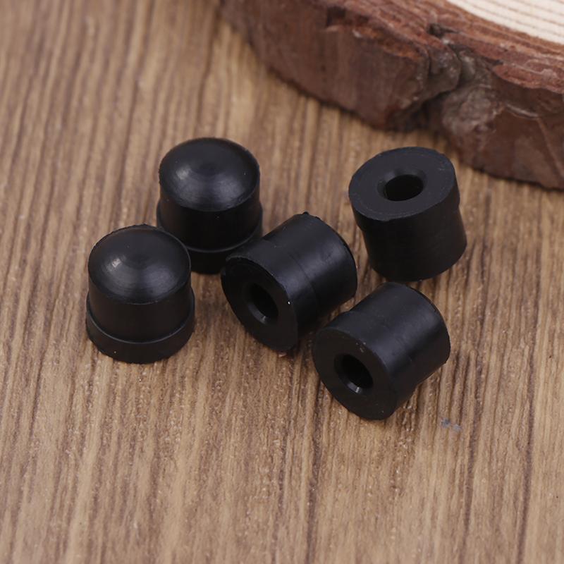 5 Stück Schwarz Posaune Gepolsterter Zugbogen Gummi Endkappen Stoßfänger Für Posaune Blechblasinstrument Reparatur Zubehör