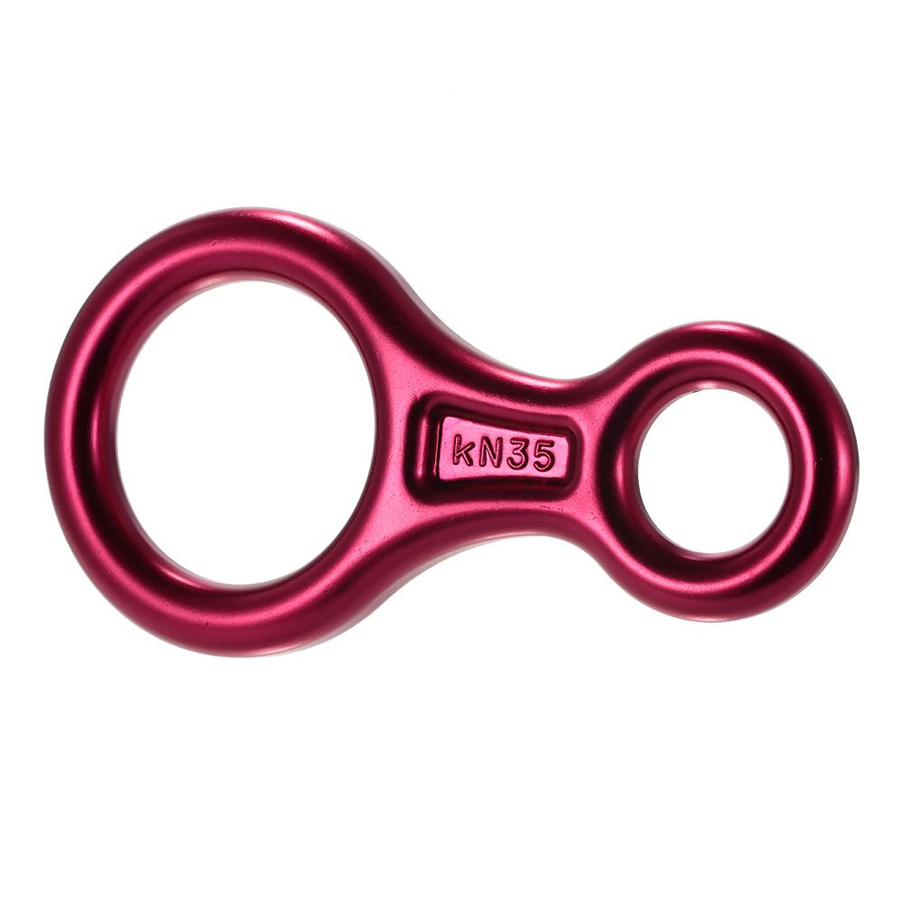 Buy Lixada 35KN Rescue Figure 8 Descender Outdoor O-ring Hook Rappel ...