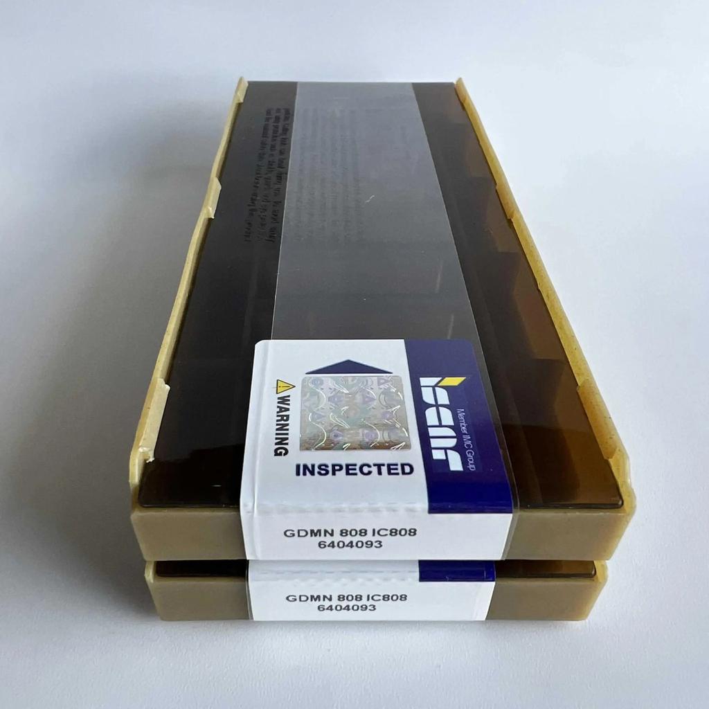 ISCAR / GDMN808 IC808 /Industrial indexable carbide inserts 10 Pcs