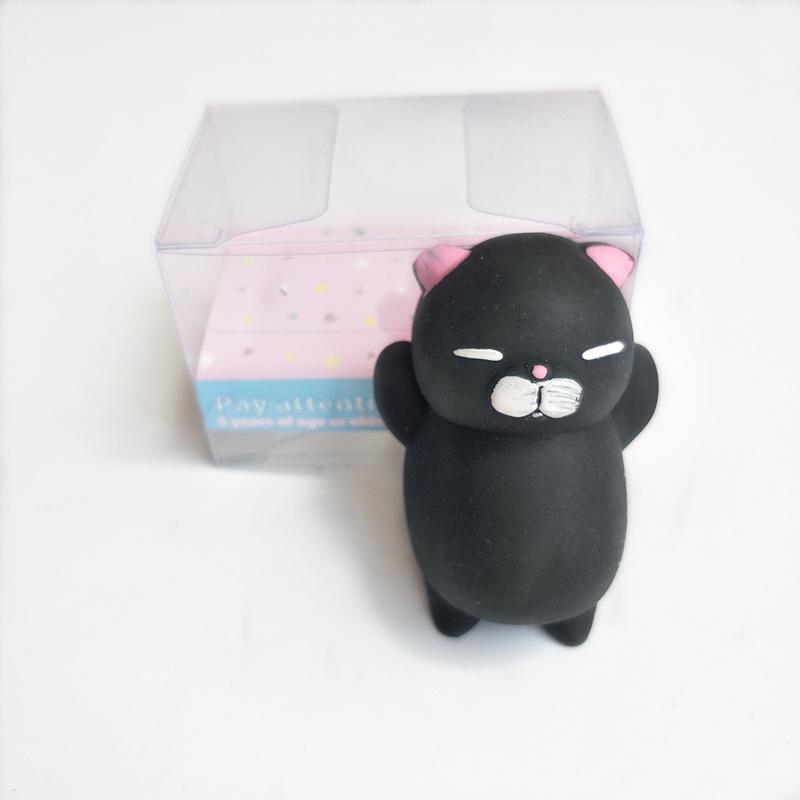 Japan Moe Small Animal Squeeze Toy: Soft Rubber Dumpling Peach