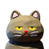 Adorable Cat Sculpture for Home Decor - Charming Feline Figurine Office or Bedroom