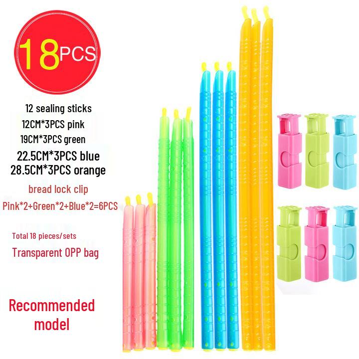 Korean-Style Moisture-Proof Food Bag Sealing Clip for Kitchen Use